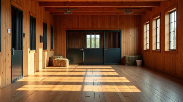 Meilleures solutions de tapis caoutchouc pour box chevaux